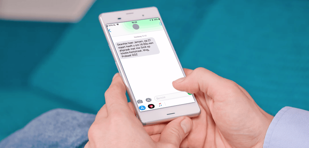 SMS herinnering reduceert no show